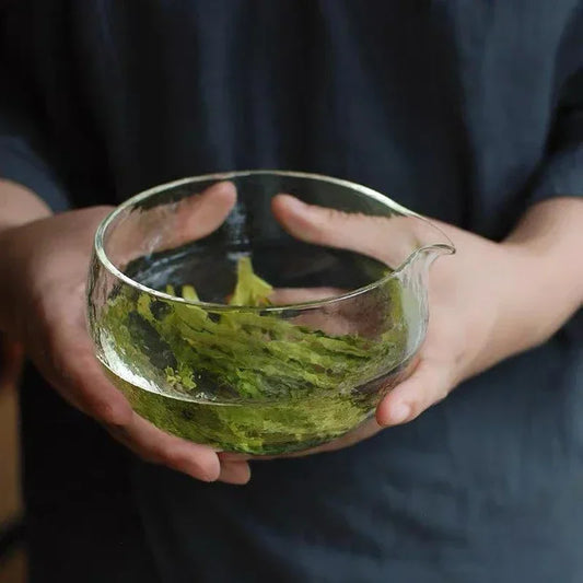 Tōmei Glass Matcha Tea Bowl